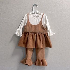 PatPat girls toddler two piece. 18-24 months.